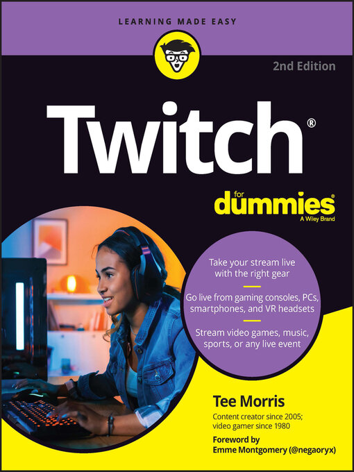 Title details for Twitch For Dummies by Tee Morris - Available